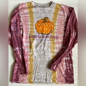 Simply Southern Long Sleeve Halloween shirt. Size L.